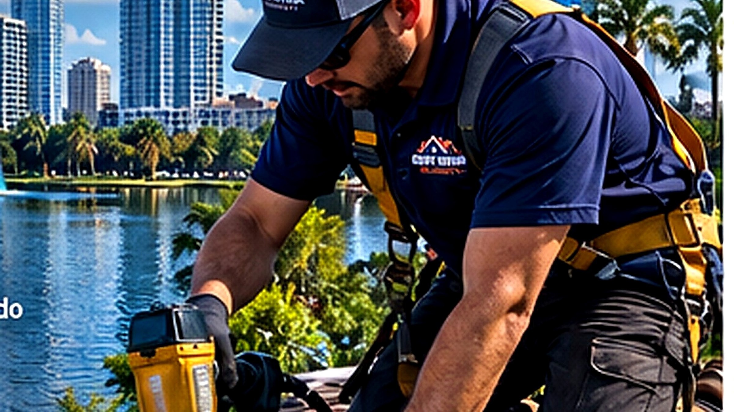 Representative roof repair service scene for Winter Park, Florida