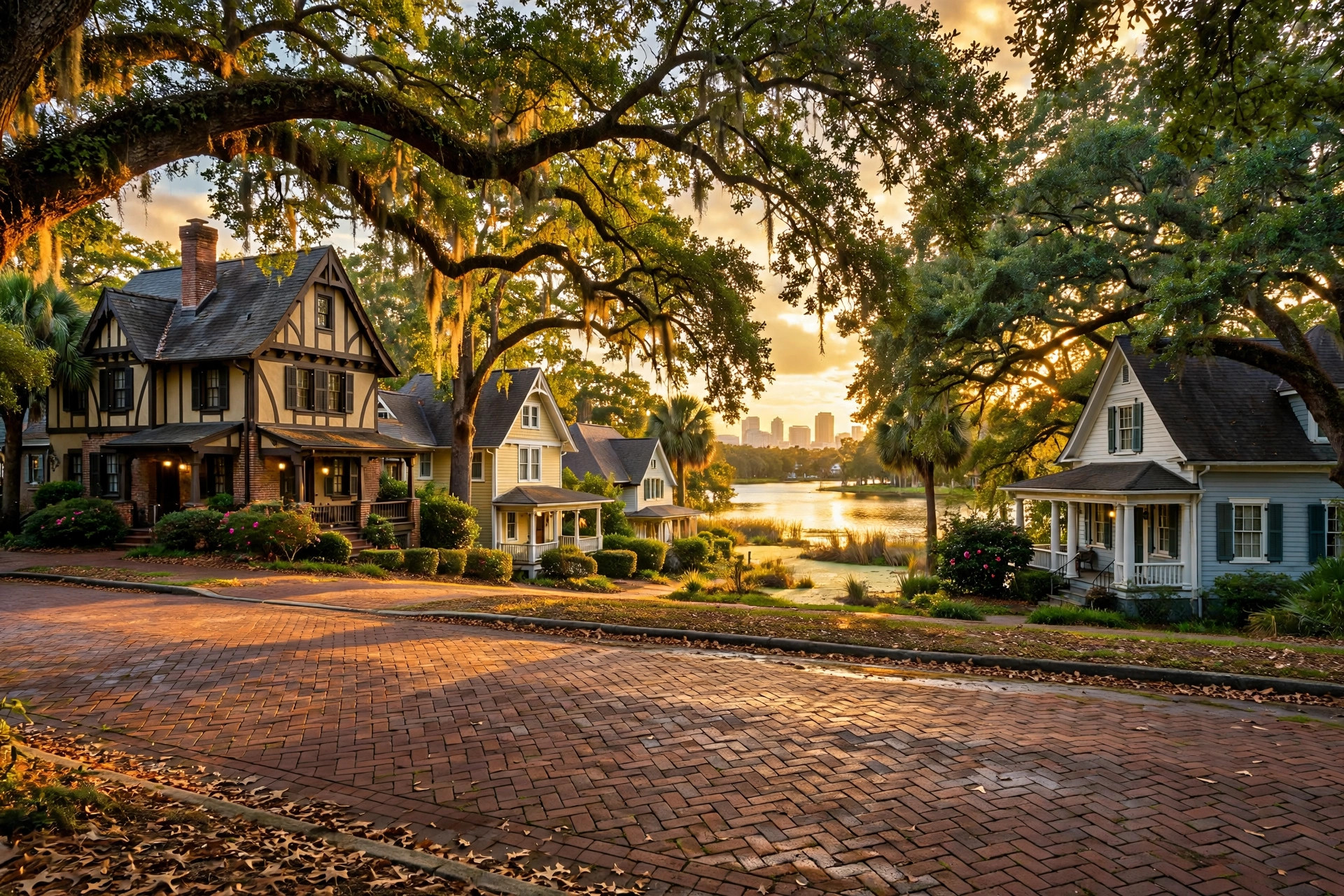 Roof repair in Delaney Park, Orlando FL, historic home roof inspection under oak canopy