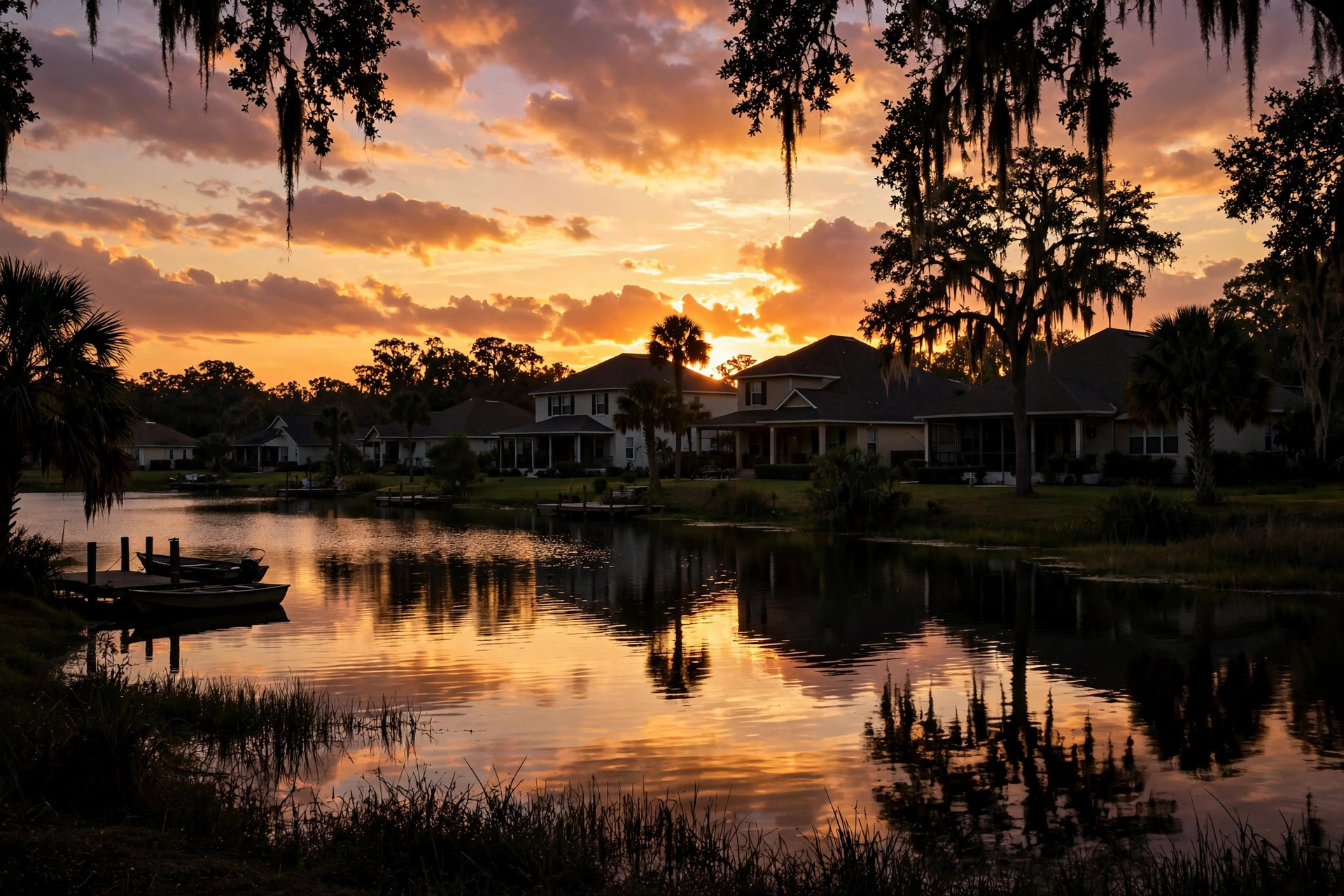 Roof repair in Lake Sunset, Orlando FL, documented roof inspection above the lake
