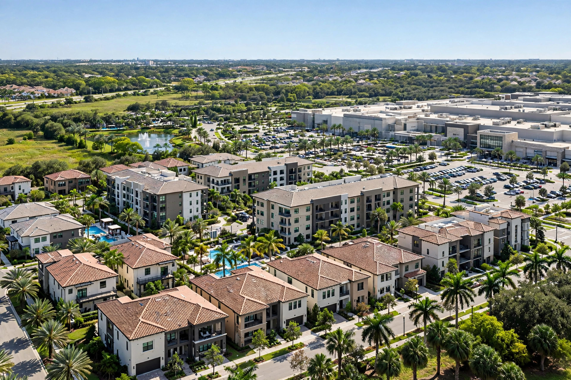 Roof repair in Millenia, Orlando FL, condo and townhome roofs with a traced leak