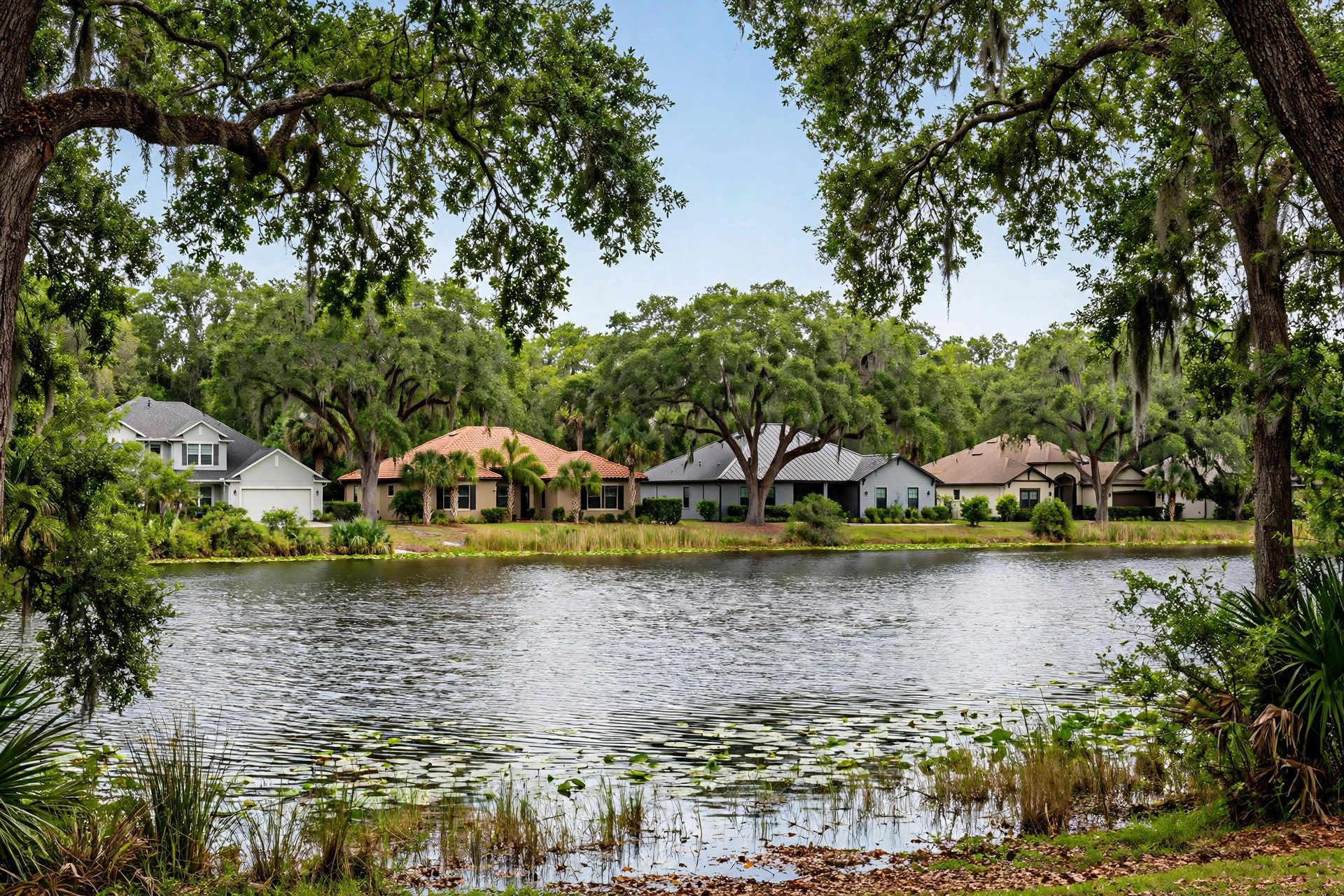 Roof repair in Rock Lake, Orlando FL, leak tracing above a ceiling stain