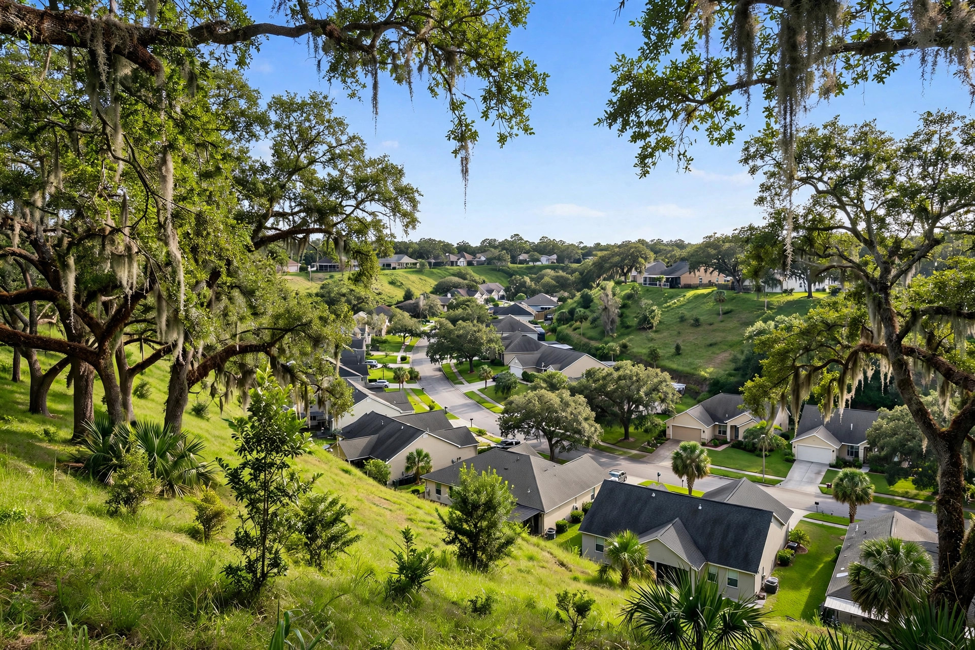 Roof repair in Signal Hill, Orlando FL, gutter pitch and downspout drainage at a roof edge