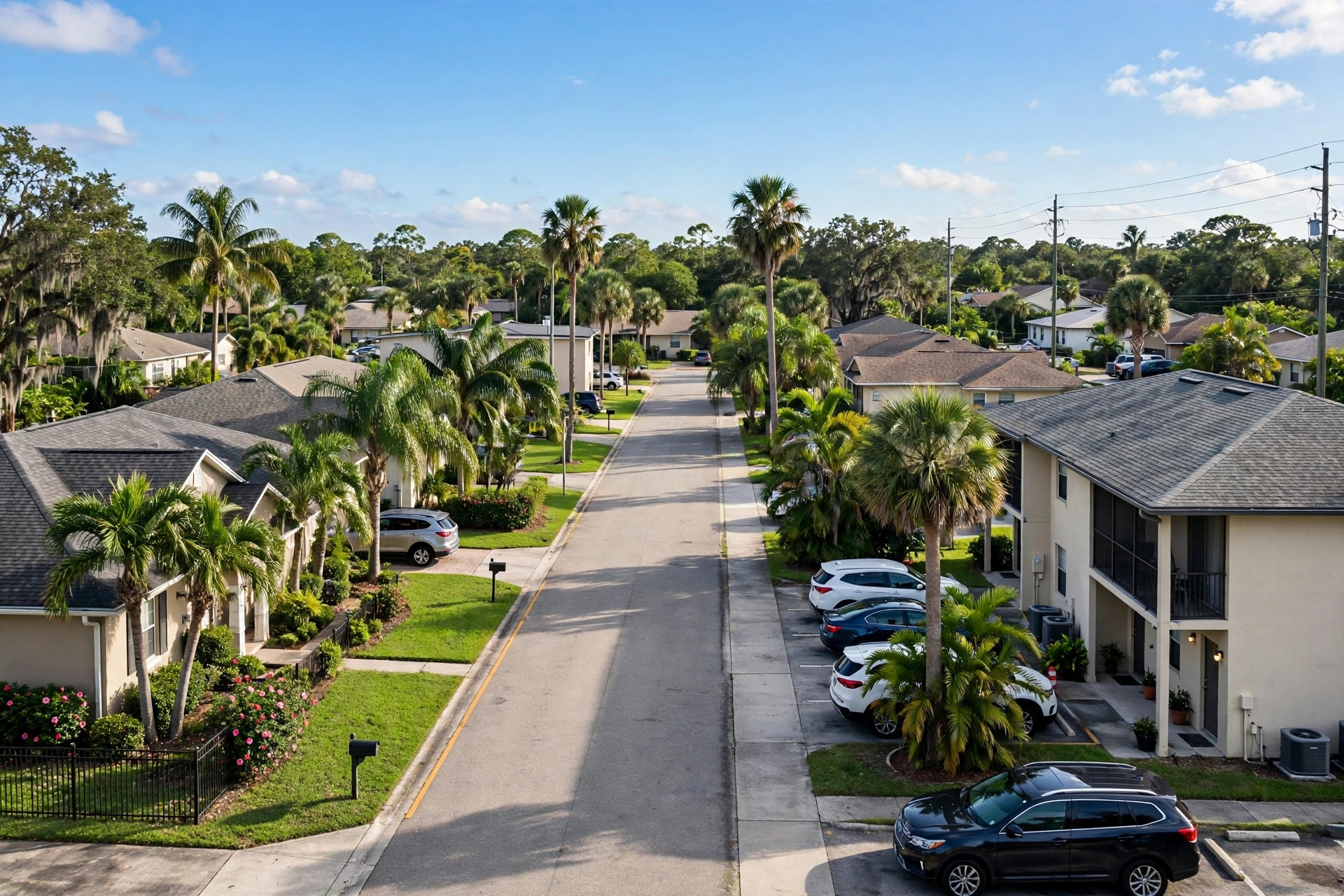 Roof repair in South Semoran, Orlando FL, repeatedly patched shingle roof with mismatched repair sections