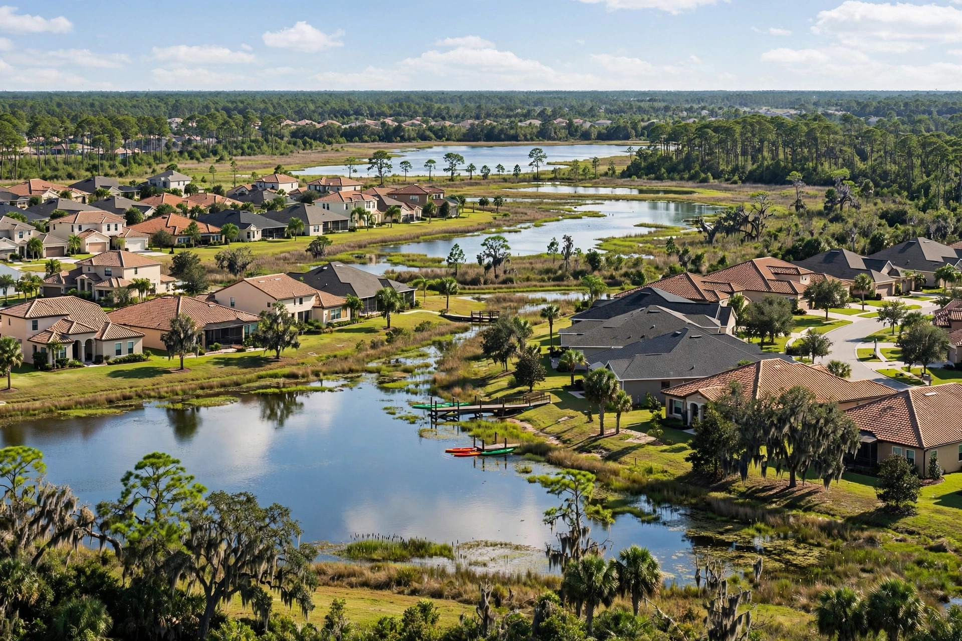 Roof repair in Vista Lakes, Orlando FL, leak repair on a master planned community home