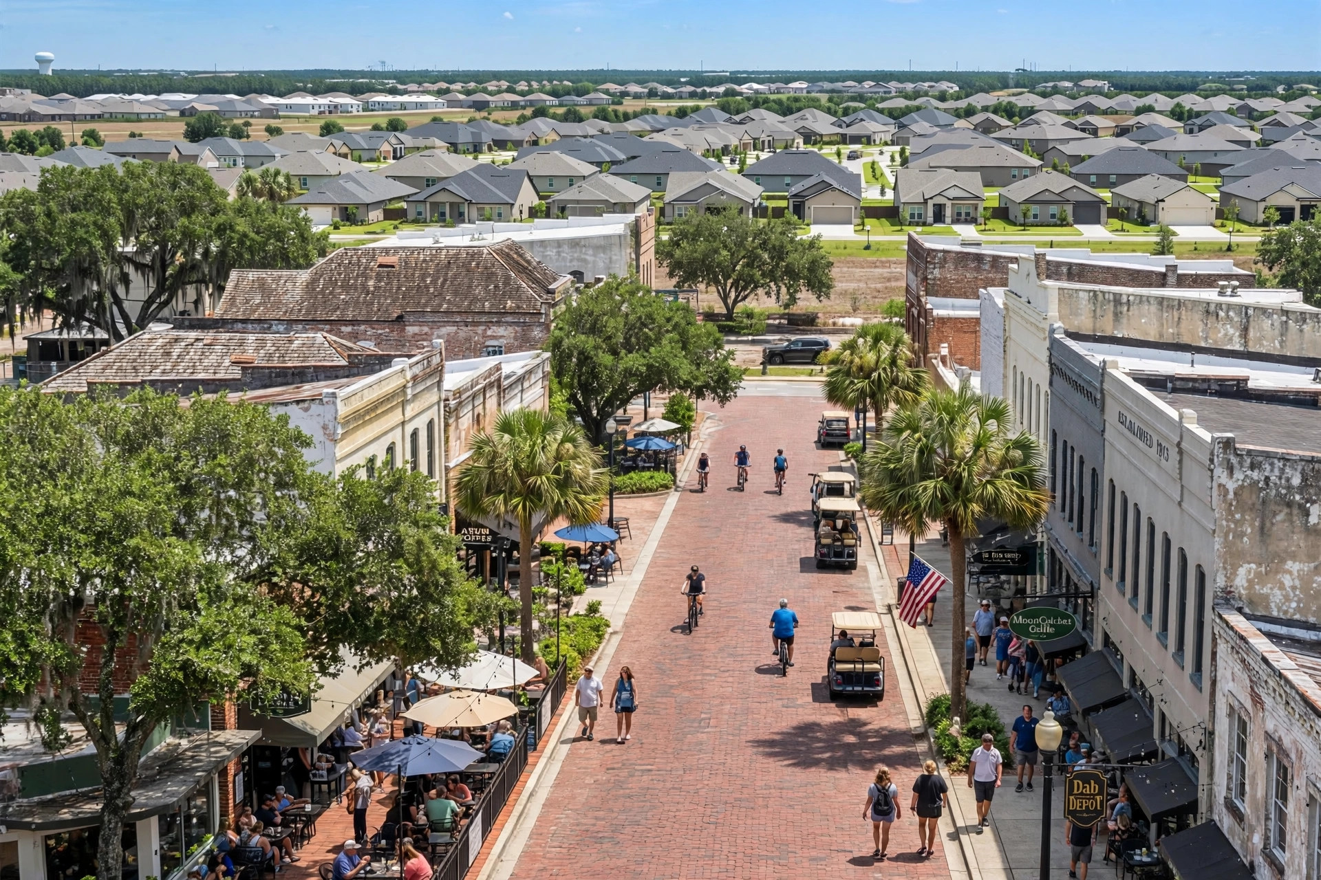 Roof repair in Winter Garden FL, historic downtown rooftops and new subdivisions