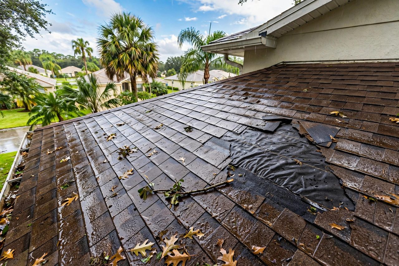 Roofing illustration for What to Do About a Missing Shingle After a Storm | Roof Repair Orlando FL in Orlando, Florida