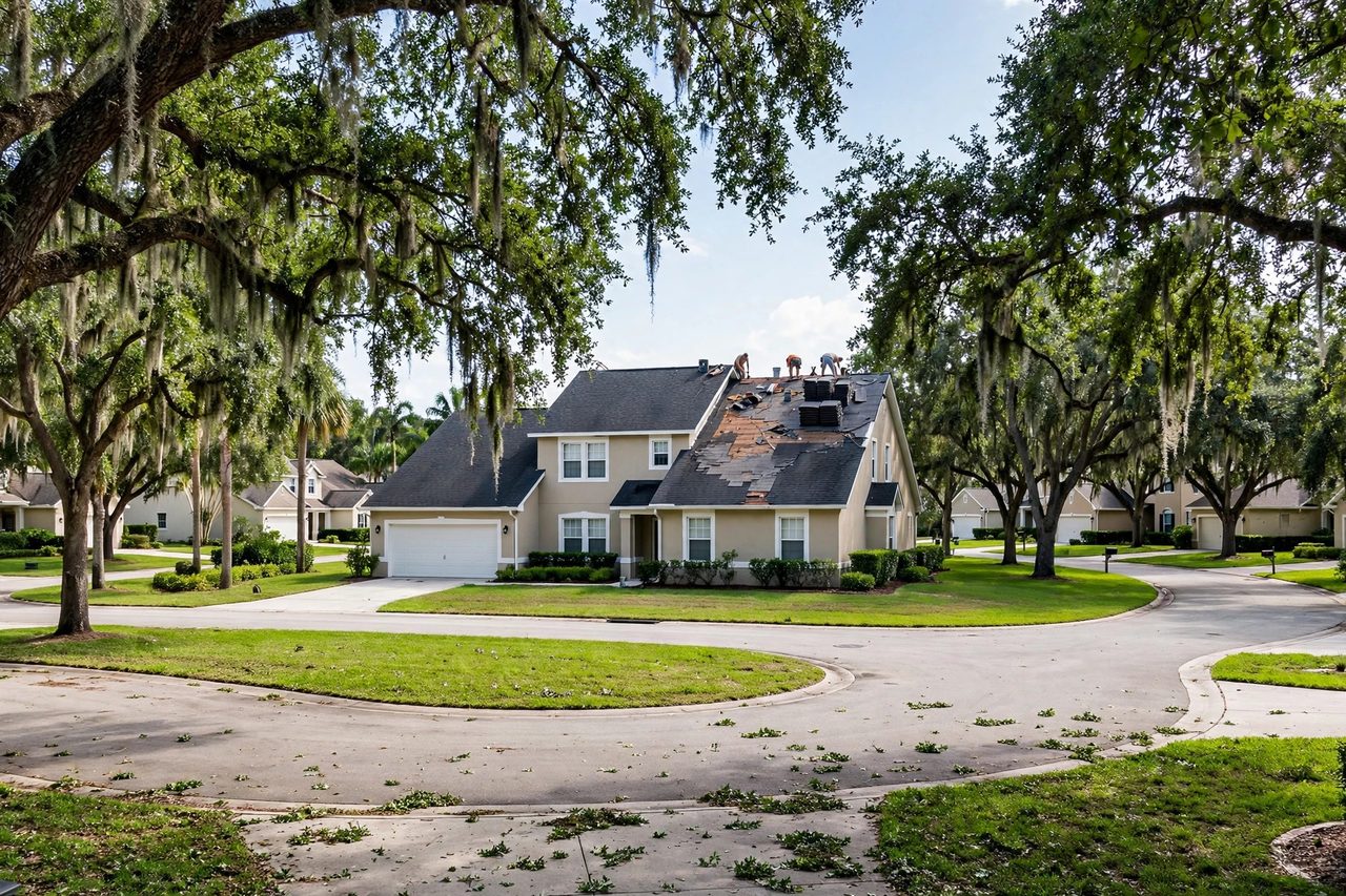 Representative roof repair service scene for Altamonte Springs, Florida