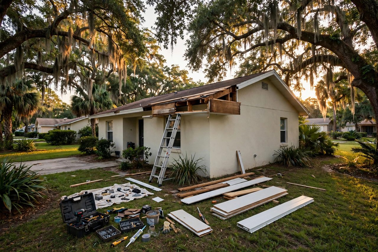 Orlando roofing scene representing Marlowe Alliance service coverage, geotagged to Orlando FL