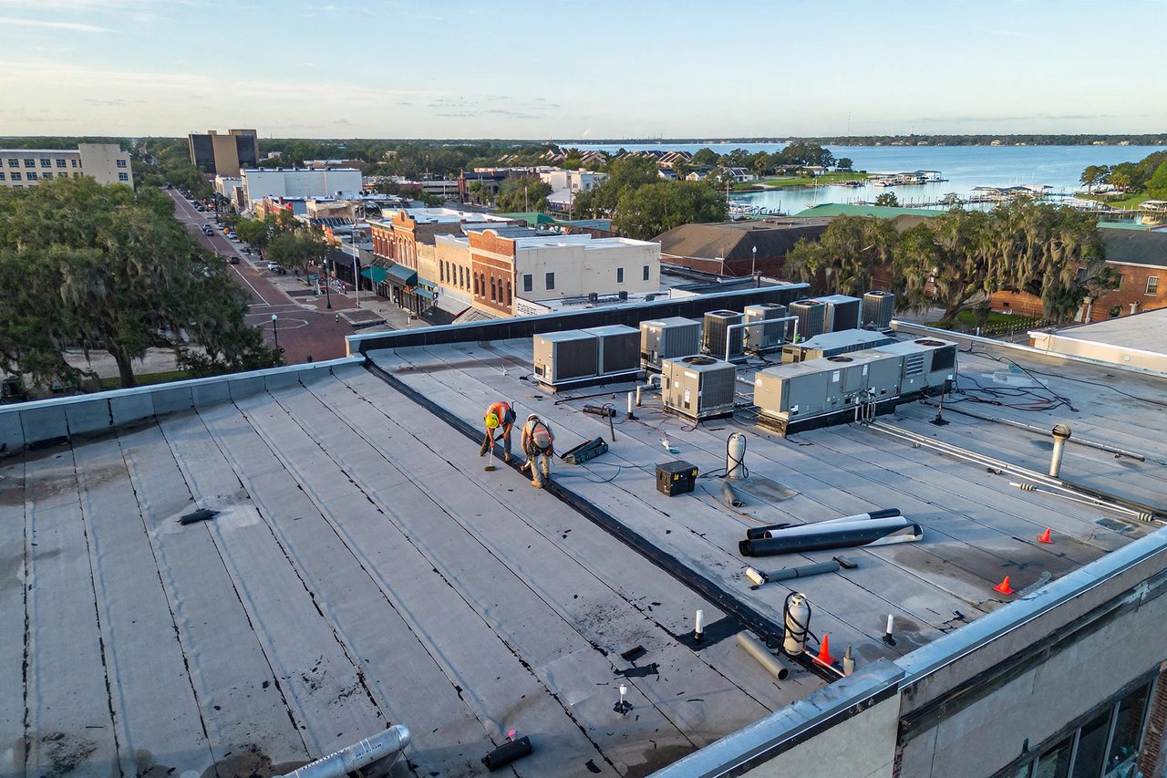 Representative roof repair service scene for Sanford, Florida