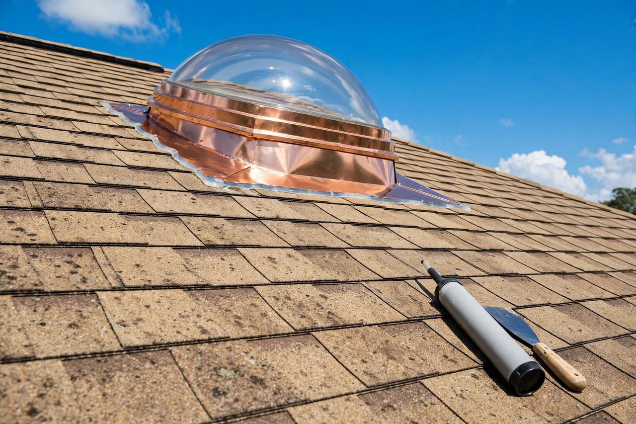 Orlando roofing Skylight Repair service scene, geotagged to Orlando FL